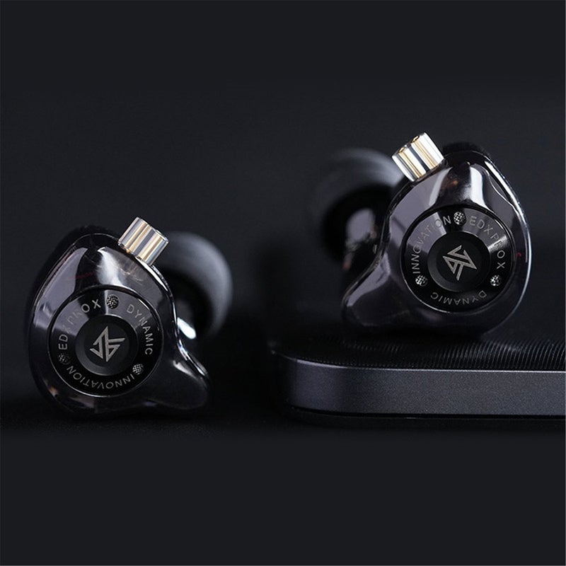 KZ EDX Pro X in-Ear Stage Monitor Headphone Dual Magnetic Dynamic Unit Earphone Shock Bass Earbuds with 0.75mm Detachable Cable Comfortable Wired Headset(No Mic) - Image 5